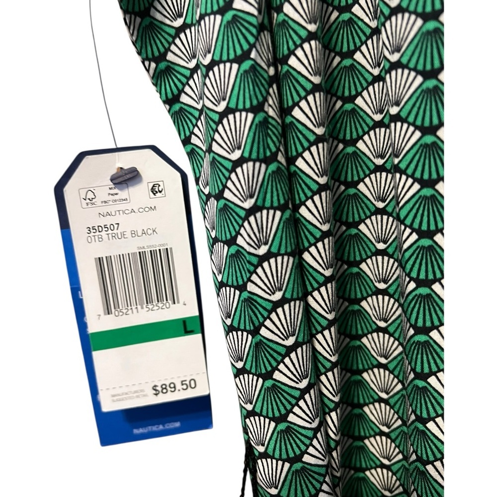 Nautica Sustainably Crafted Border Printed Dress – L - Picture 8 of 10